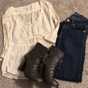 3/4 Sleeve Aerie Blouse